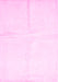 Machine Washable Solid Pink Modern Rug, wshcon2855pnk