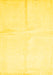Machine Washable Solid Yellow Modern Rug, wshcon2855yw