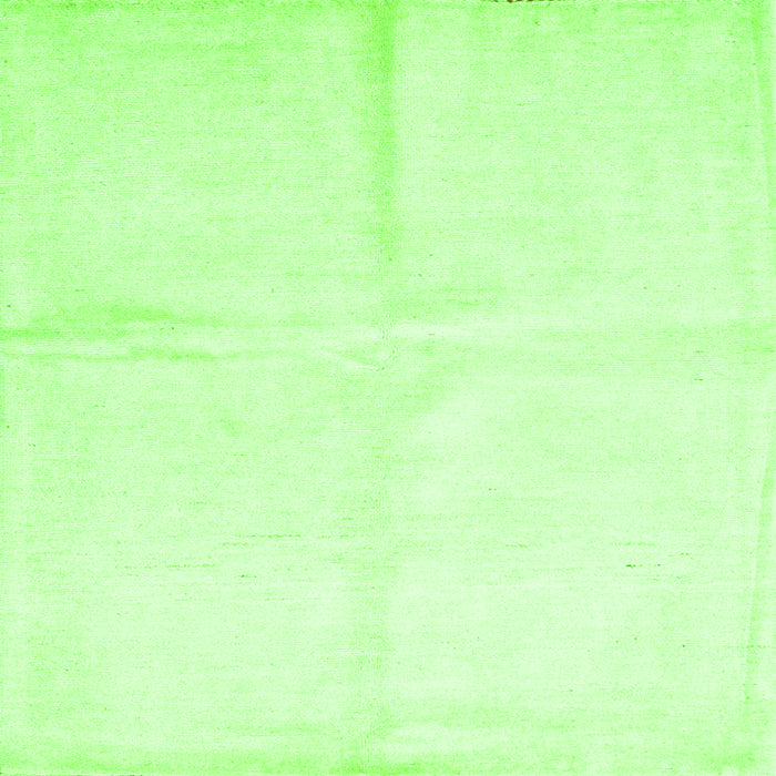Serging Thickness of Solid Green Modern Rug, con2855grn