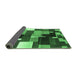 Sideview of Abstract Emerald Green Contemporary Rug, con2856emgrn