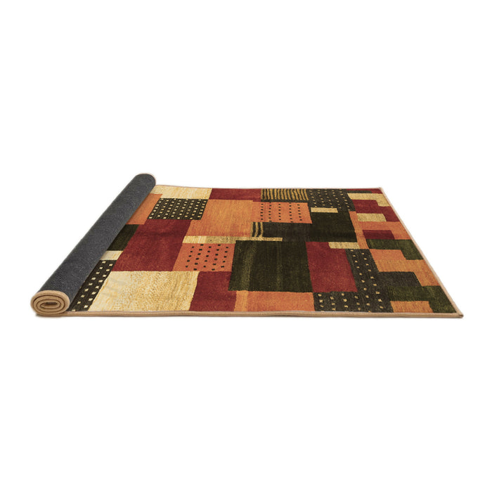 Sideview of Abstract Brown Contemporary Rug, con2856brn