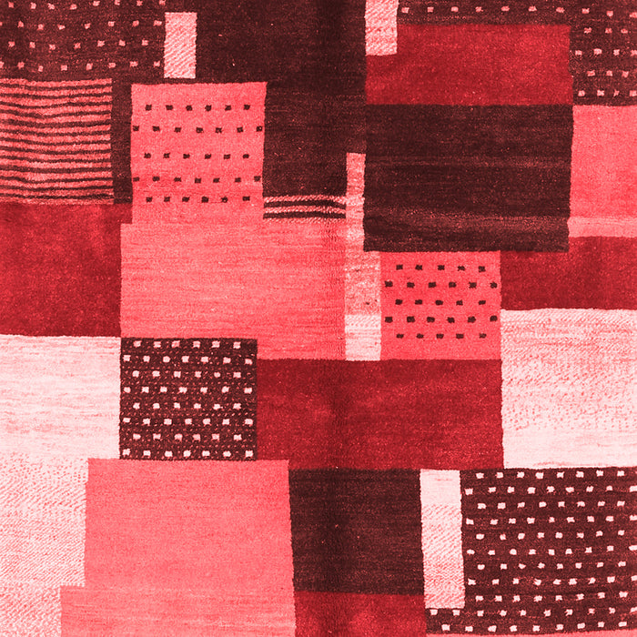 Abstract Red Contemporary Area Rugs