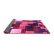 Sideview of Abstract Pink Contemporary Rug, con2856pnk