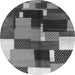 Machine Washable Abstract Gray Contemporary Rug, wshcon2856gry