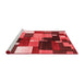 Contemporary Red Washable Rugs