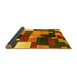 Sideview of Abstract Yellow Contemporary Rug, con2856yw