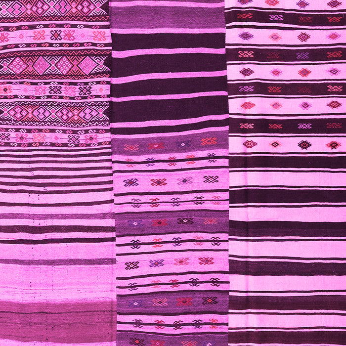 Machine Washable Southwestern Pink Country Rug, wshcon2857pnk