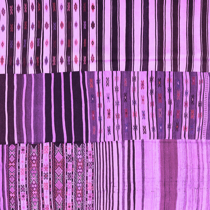 Square Southwestern Purple Country Rug, con2857pur