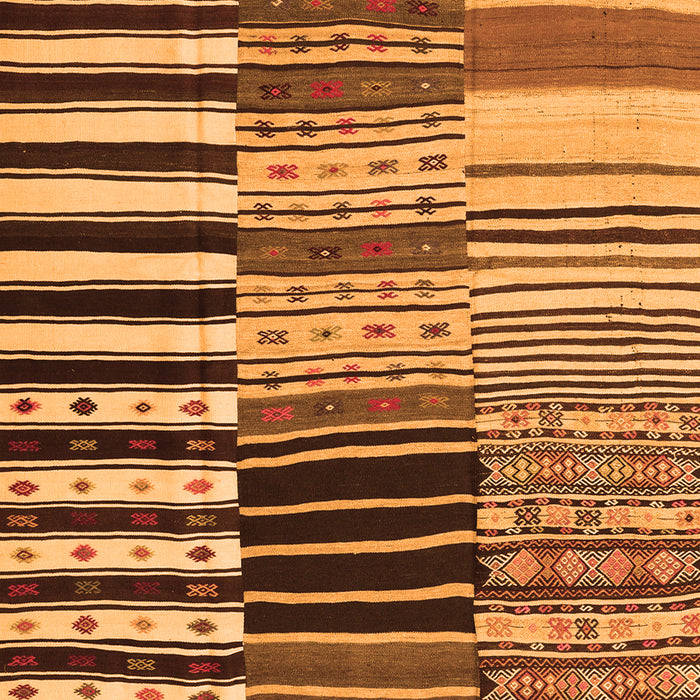 Serging Thickness of Machine Washable Southwestern Orange Country Area Rugs, wshcon2857org