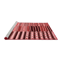 Country Red Washable Rugs