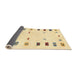 Thickness of Contemporary Sun Yellow Solid Rug, con2858