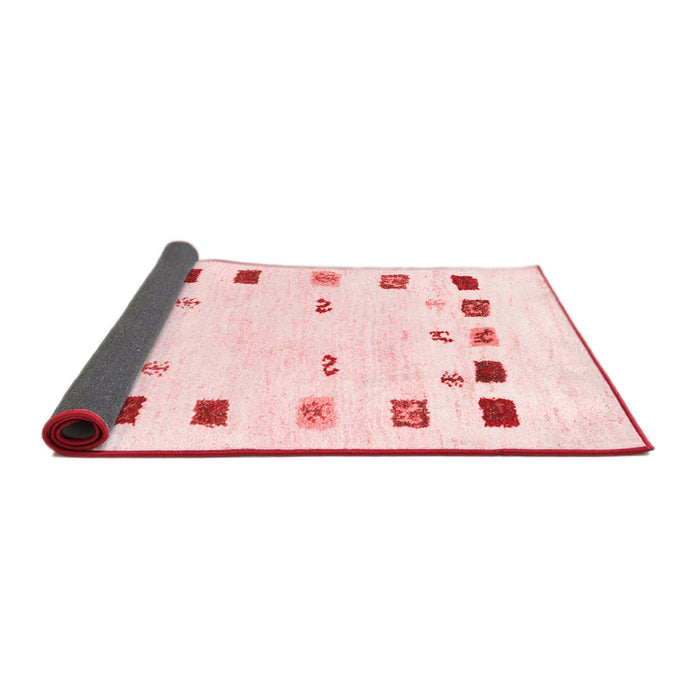 Solid Red Modern Area Rugs