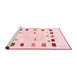 Modern Red Washable Rugs