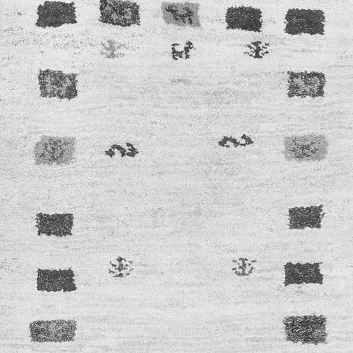 Serging Thickness of Machine Washable Solid Gray Modern Rug, wshcon2858gry