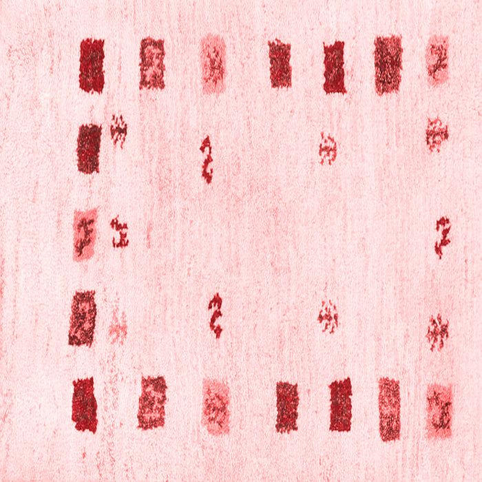 Machine Washable Solid Red Modern Rug, wshcon2858red