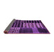 Sideview of Patchwork Purple Transitional Rug, con2859pur