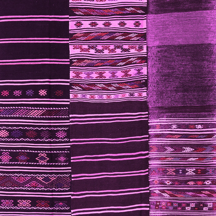 Patchwork Pink Transitional Rug, con2859pnk