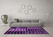 Machine Washable Patchwork Purple Transitional Area Rugs in a Living Room, wshcon2859pur