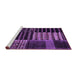 Sideview of Machine Washable Patchwork Purple Transitional Area Rugs, wshcon2859pur