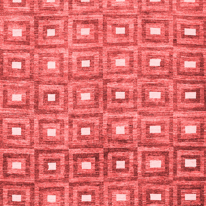 Abstract Red Contemporary Area Rugs
