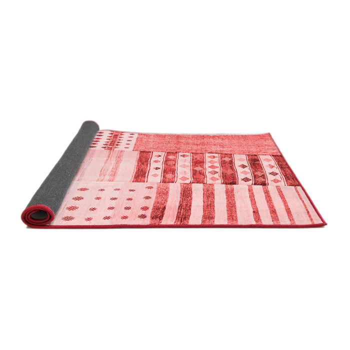 Patchwork Red Transitional Area Rugs