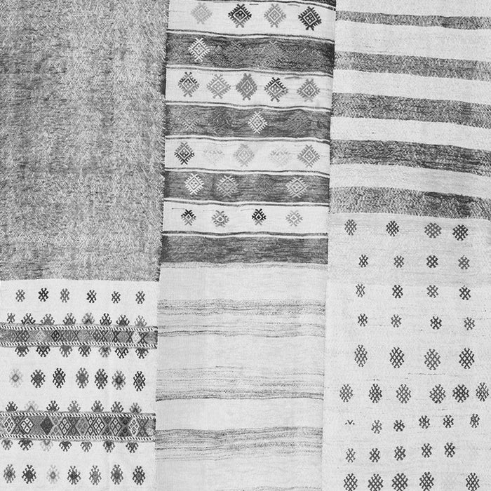 Patchwork Gray Transitional Rug, con2860gry