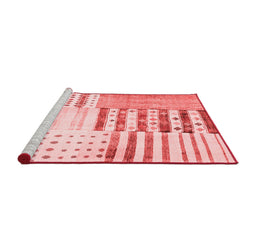 Transitional Red Washable Rugs