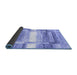 Sideview of Abstract Blue Contemporary Rug, con2861blu