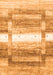 Serging Thickness of Machine Washable Abstract Orange Contemporary Area Rugs, wshcon2861org