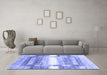 Machine Washable Abstract Blue Contemporary Rug in a Living Room, wshcon2861blu