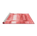 Contemporary Red Washable Rugs