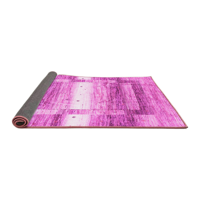 Sideview of Abstract Pink Contemporary Rug, con2861pnk