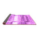 Sideview of Abstract Purple Contemporary Rug, con2861pur