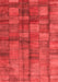 Abstract Red Contemporary Area Rugs