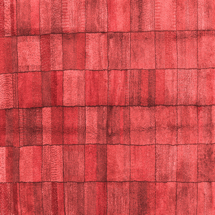 Machine Washable Abstract Red Contemporary Rug, wshcon2862red