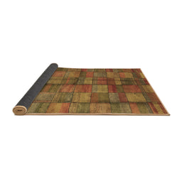 Sideview of Abstract Brown Contemporary Rug, con2862brn