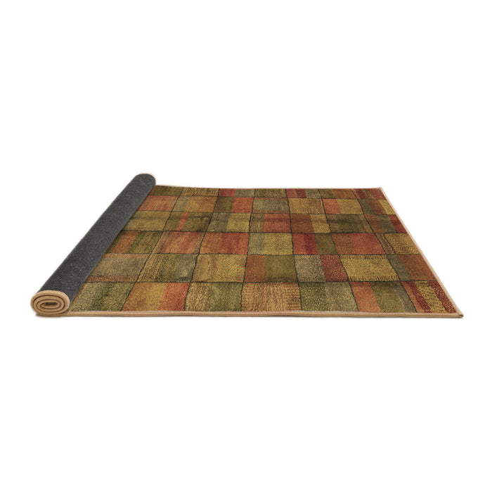 Sideview of Abstract Brown Contemporary Rug, con2862brn