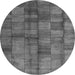 Square Abstract Gray Contemporary Rug, con2862gry