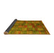 Sideview of Abstract Yellow Contemporary Rug, con2862yw