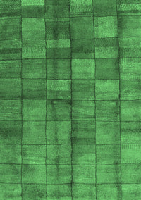 Abstract Emerald Green Contemporary Rug, con2862emgrn