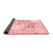 Patchwork Red Transitional Area Rugs