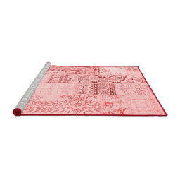 Transitional Red Washable Rugs