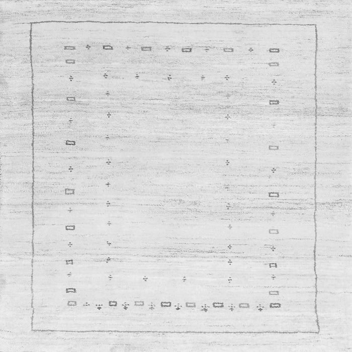 Serging Thickness of Solid Gray Modern Rug, con2864gry