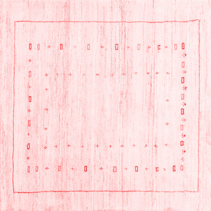 Solid Red Modern Rug, con2864red