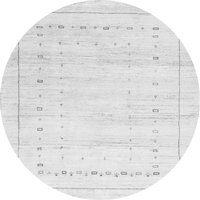 Machine Washable Solid Gray Modern Rug, wshcon2864gry