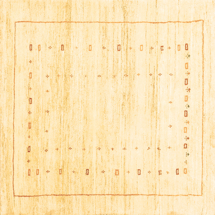 Square Solid Brown Modern Rug, con2864brn