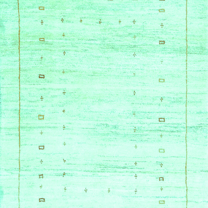 Solid Turquoise Modern Rug, con2864turq