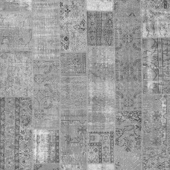 Patchwork Gray Transitional Rug, con2865gry