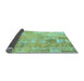 Sideview of Patchwork Light Blue Transitional Rug, con2865lblu