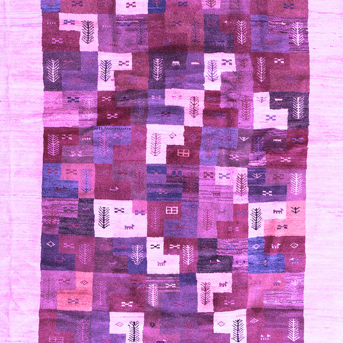 Solid Purple Modern Rug, con2866pur